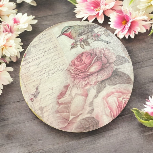 Coaster- vintage 1 bird