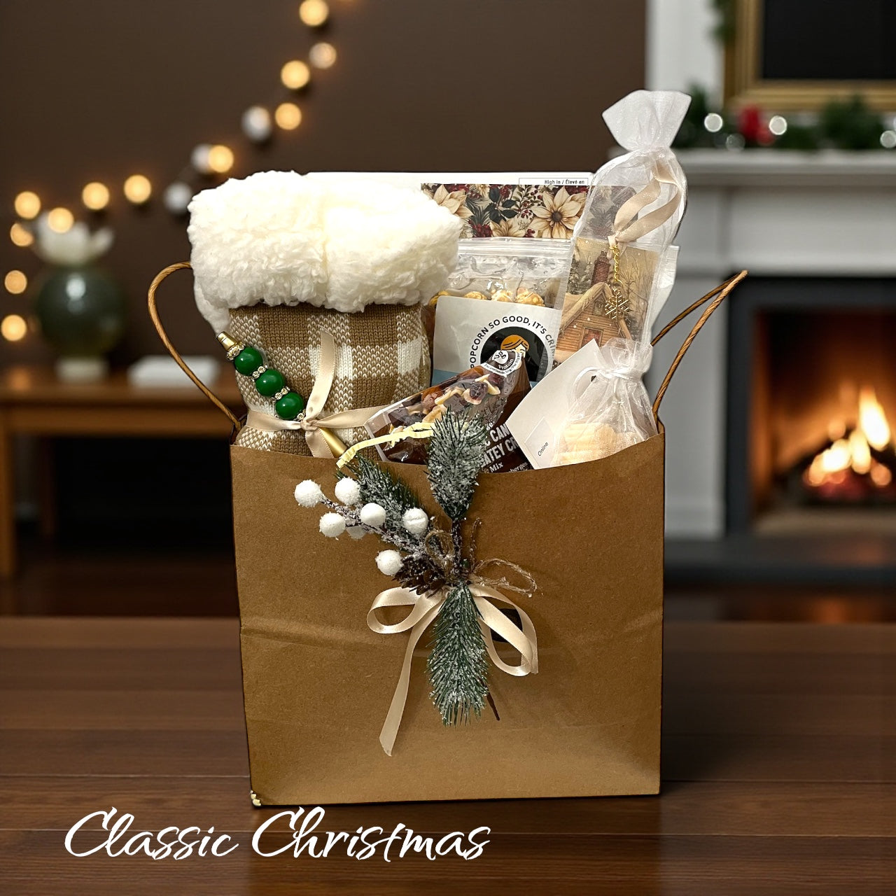 Christmas Gift Basket- Classic Christmas