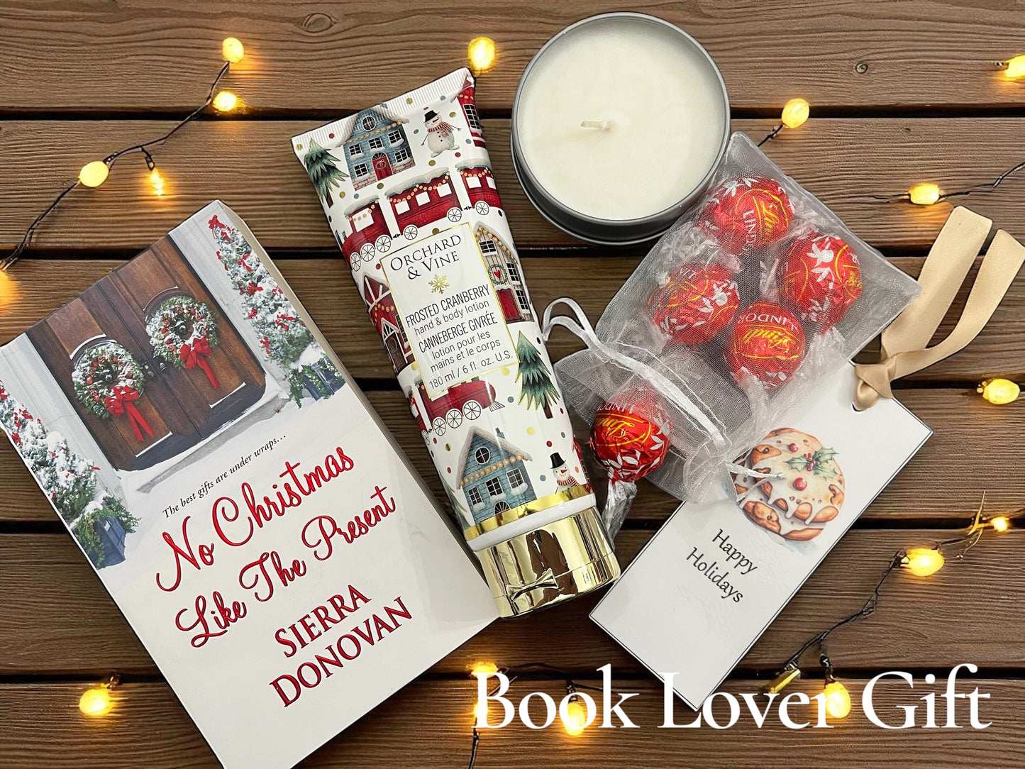 Holiday hug Christmas gift set made in Canada unique Christmas gift made in Windsor gift basket windsor Ontario Christmas gift baskets in windsor handmade gifts in windsor made in Canada book lover Christmas gift
