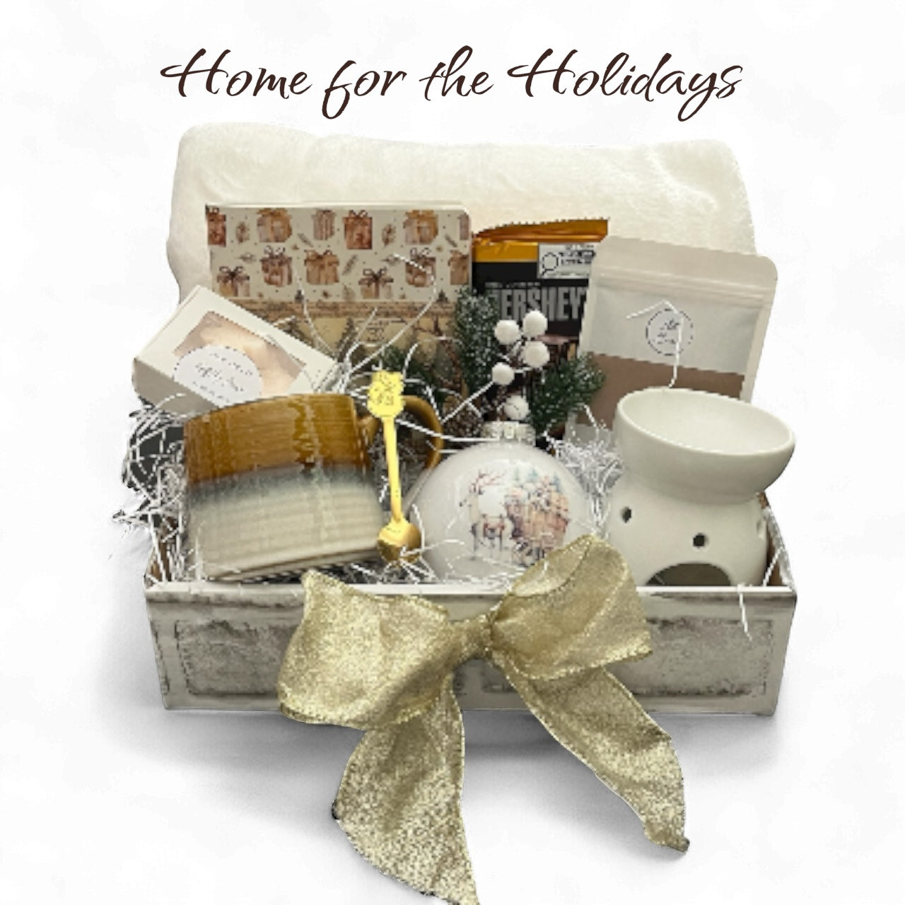 Home for the holidays gift basket