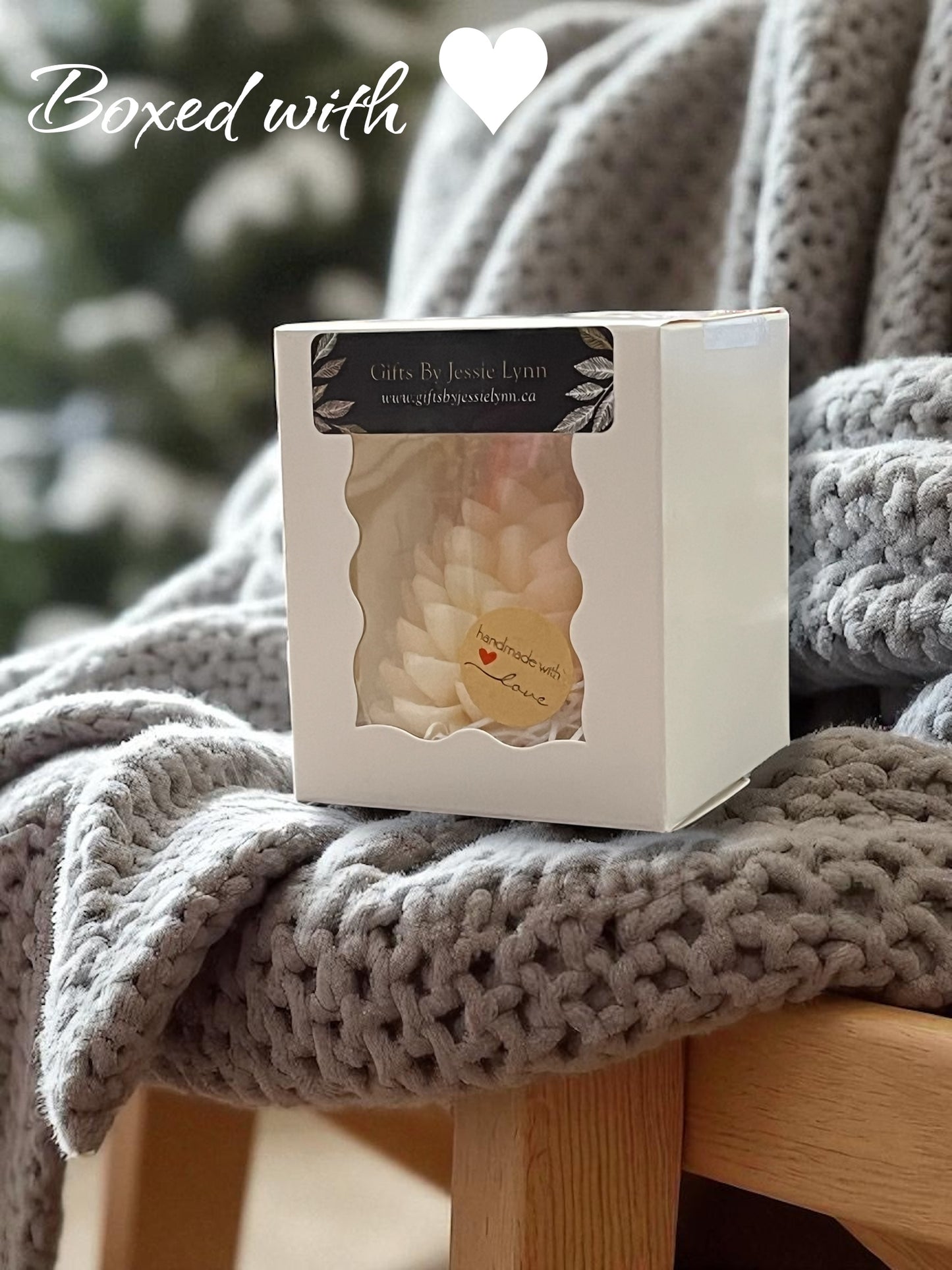 Handmade candle made in Canada windsor Ontario Christmas gift unique gifts in Ontario