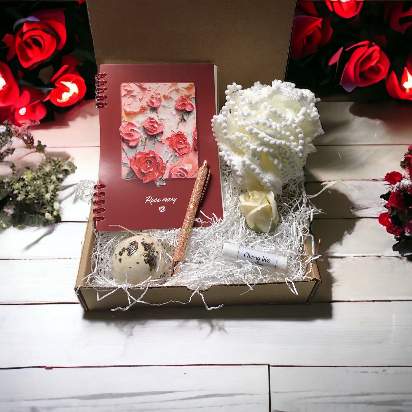 Spa Gift Basket -Take Time To Smell the Roses