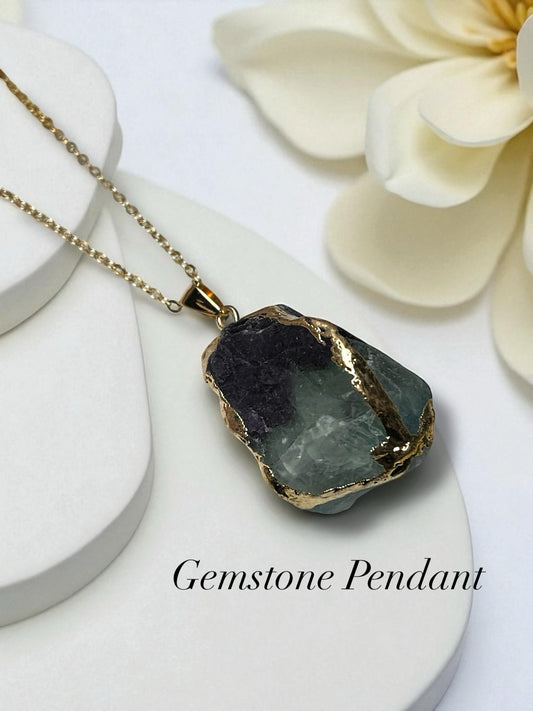 Druzy Gemstone Necklace -Mystical