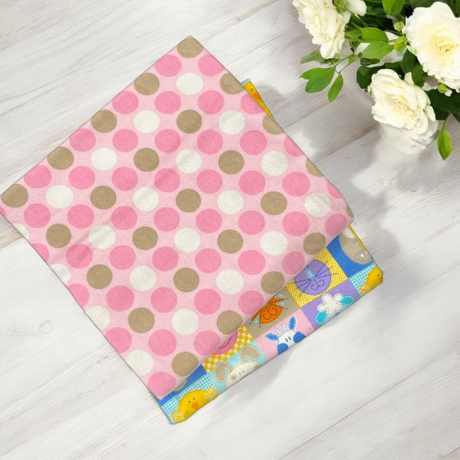 Handmade baby flannel receipt in blankets made in windsor Ontario made in Canada