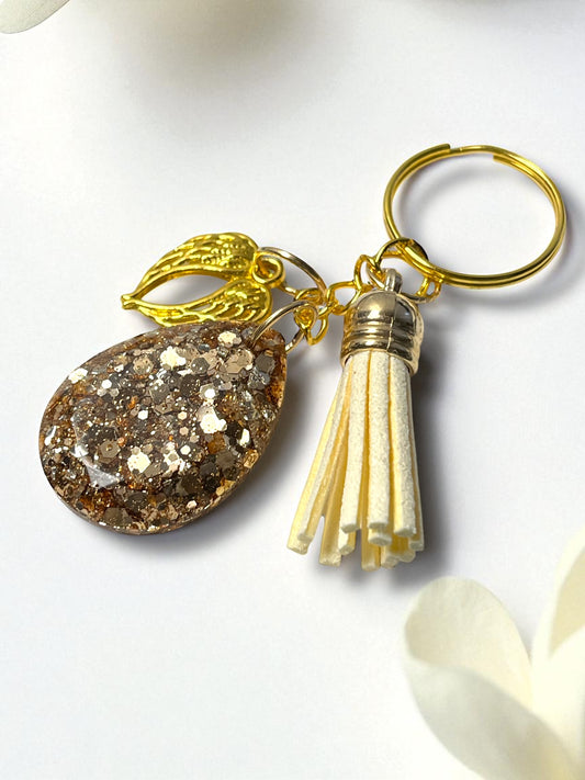 Keychain Handmade-Cafe Sparkle(angel wings)