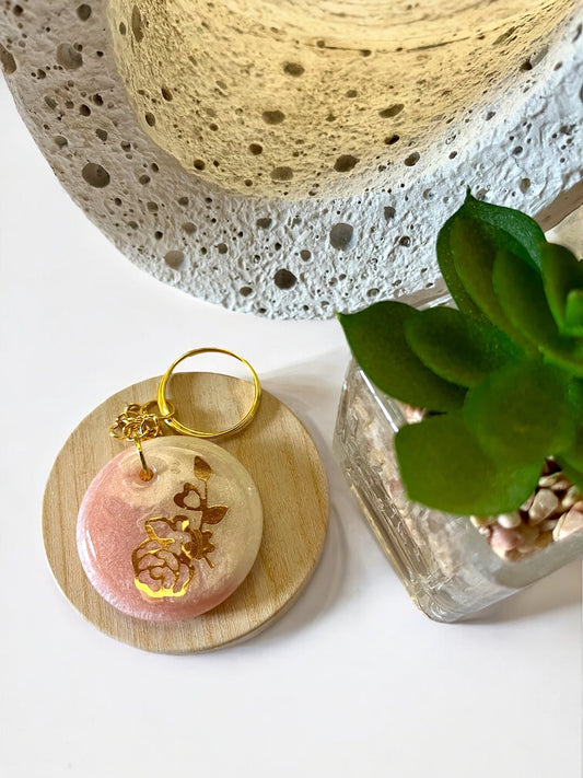 Keychain/planner hook/zipper pull- Charming