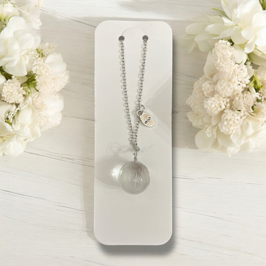 Necklace- make a wish Dandelion
