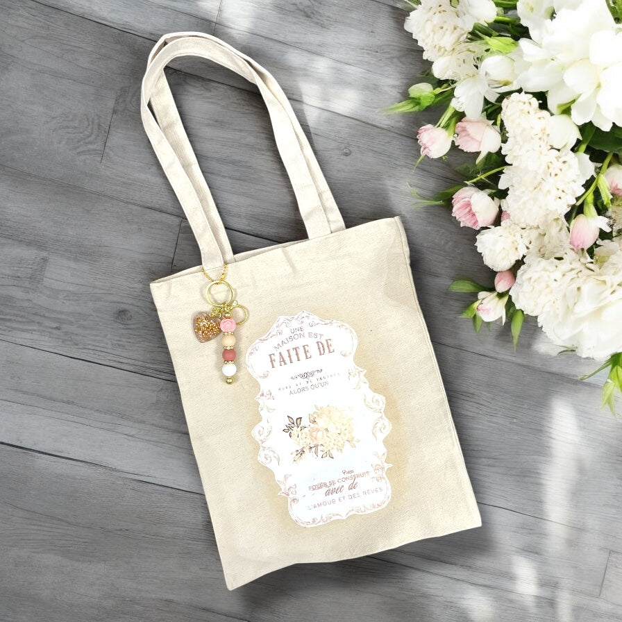 Tote Bag- French floral