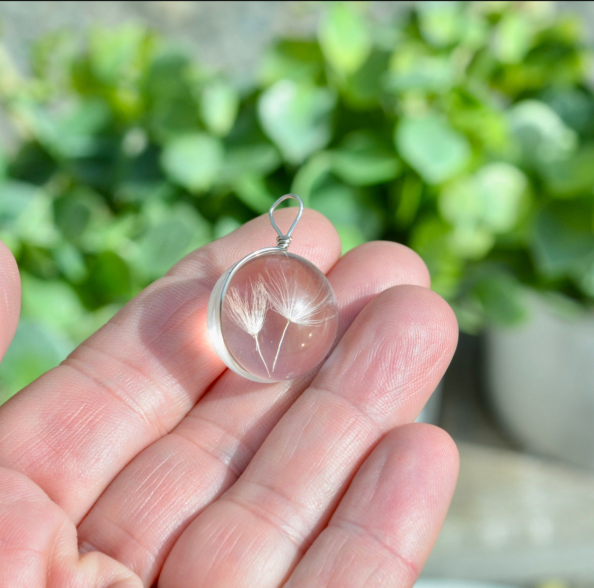 Necklace- make a wish Dandelion