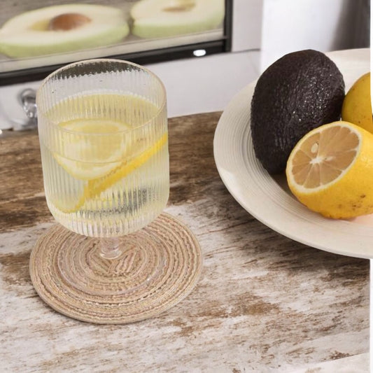 Coaster woven -beige