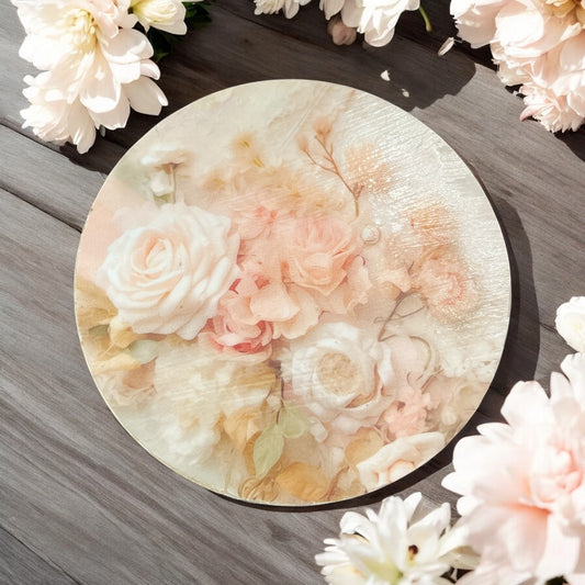 Coaster- vintage 2 peach rose