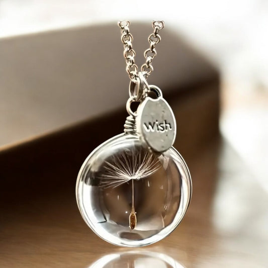 Necklace- make a wish Dandelion