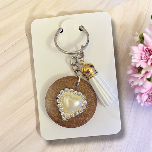 Keychain- Resin- love coffee