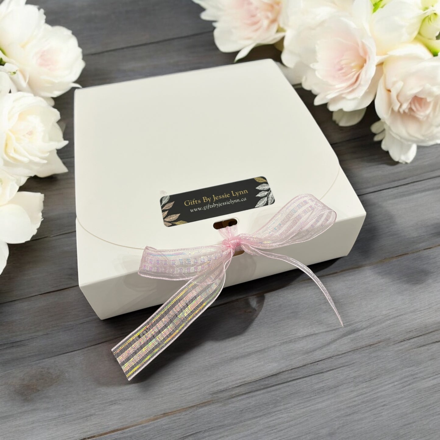 Gift Box - pink peony