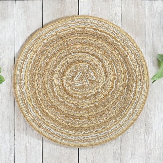 Coaster woven -beige