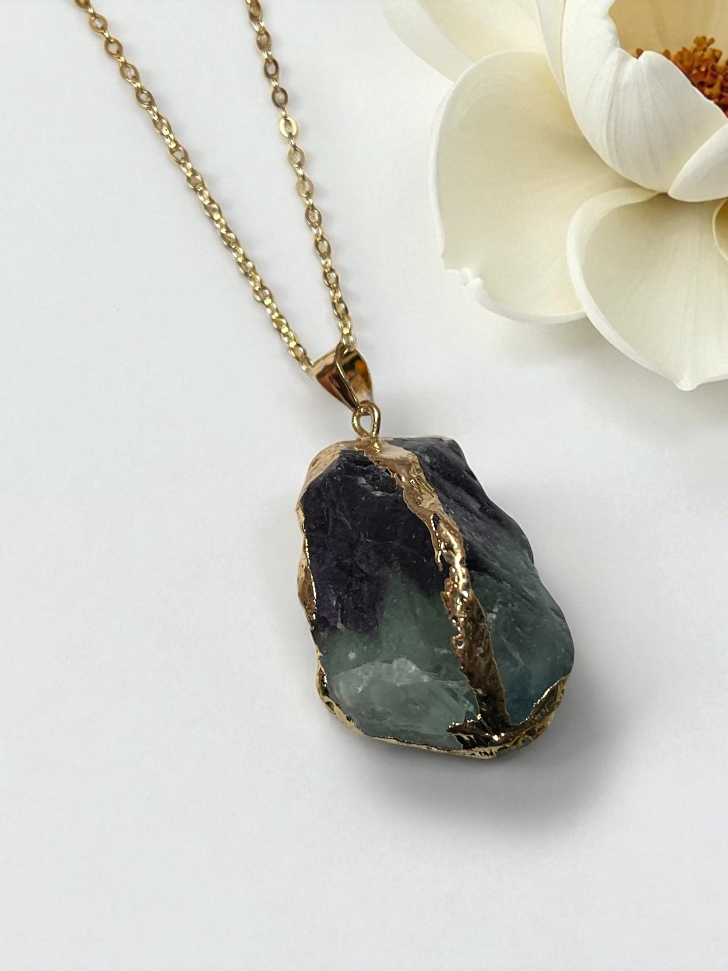 Druzy Gemstone Necklace -Mystical