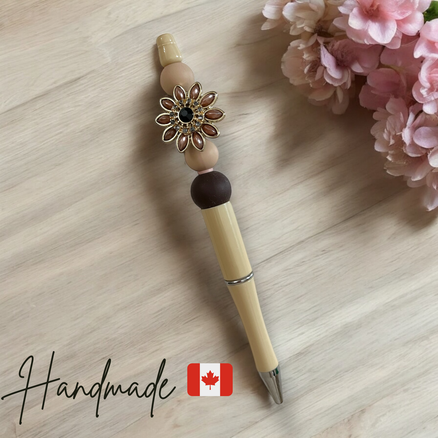Beaded Pen - morning coffee