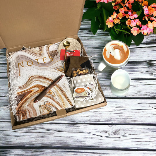 coffee lover gift basket boxed gift set in windsor ontario canada  happy birthday thank you gift thinking of you gift boss's day gift
