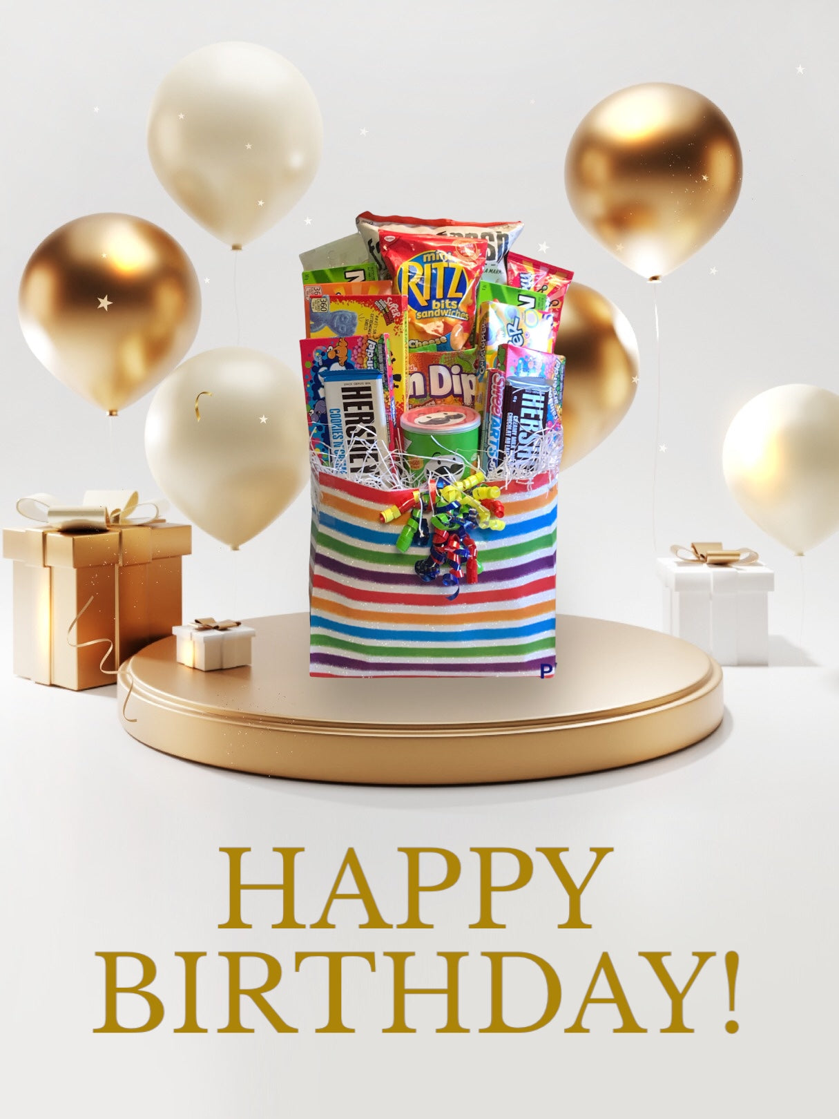 Happy Birthday Gift Basket – Gift Baskets by Jessie Lynn