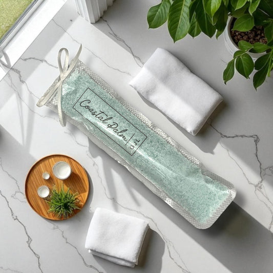 Bath Salt & Foot Soak - Coastal Palm - Coral Single Use - Tahitian Sky