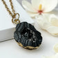Druzy Resin Gemstone Necklace -black(ship)