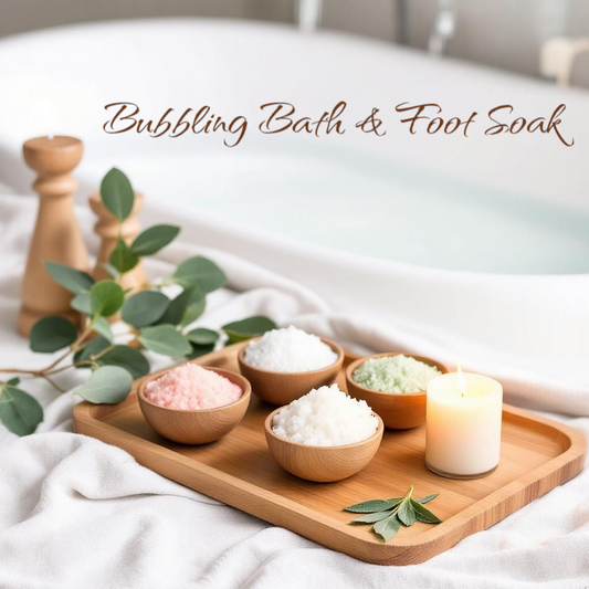 Bubbling Bath & Foot Soak- Coastal Palm- Coastal Linen