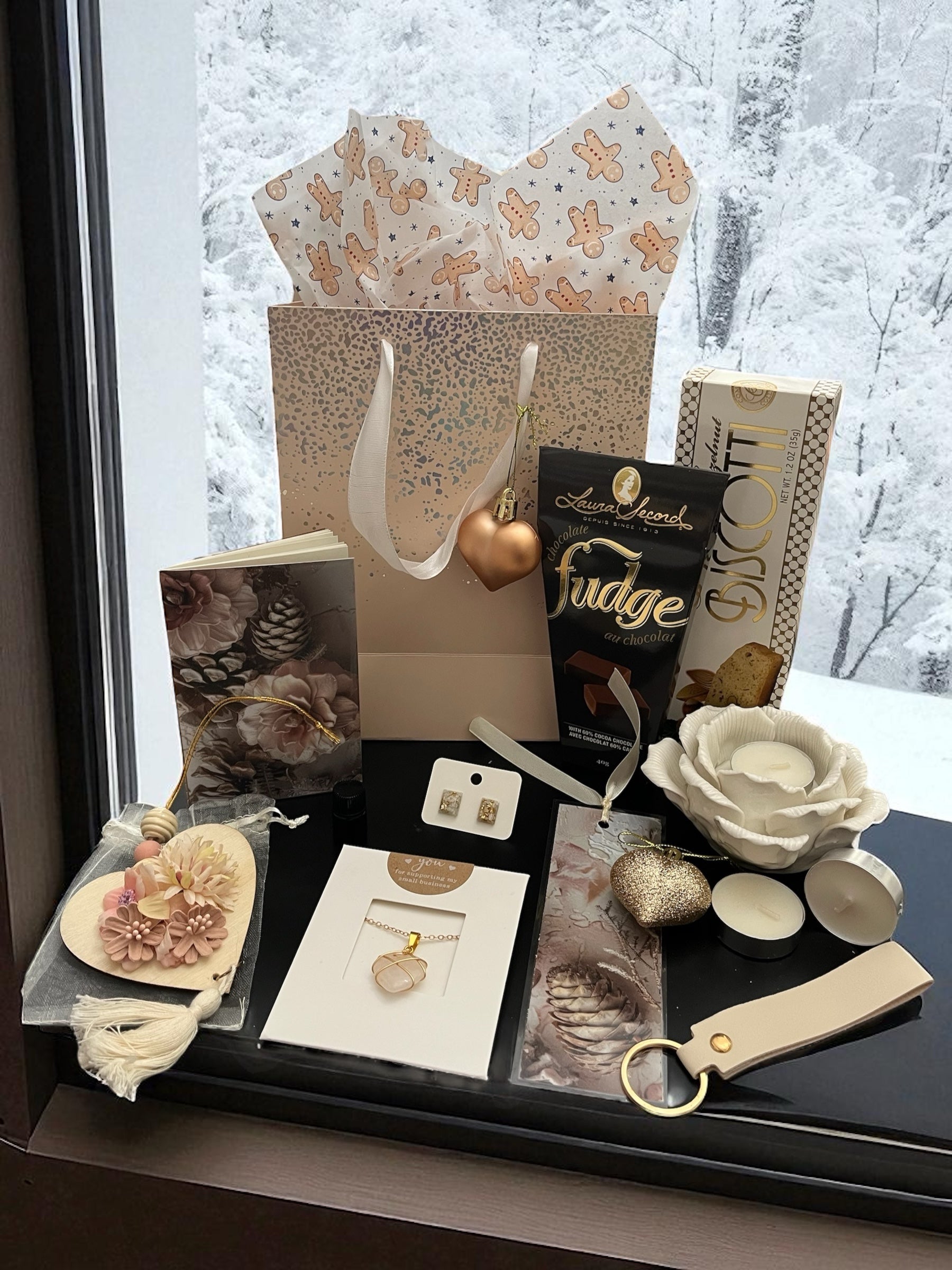 Handmade unique gift baskets made in Canada windsor Ontario Christmas gift unique gifts in Ontario