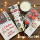 Holiday hug Christmas gift set made in Canada unique Christmas gift made in Windsor gift basket windsor Ontario Christmas gift baskets in windsor handmade gifts in windsor made in Canada book lover Christmas gift 