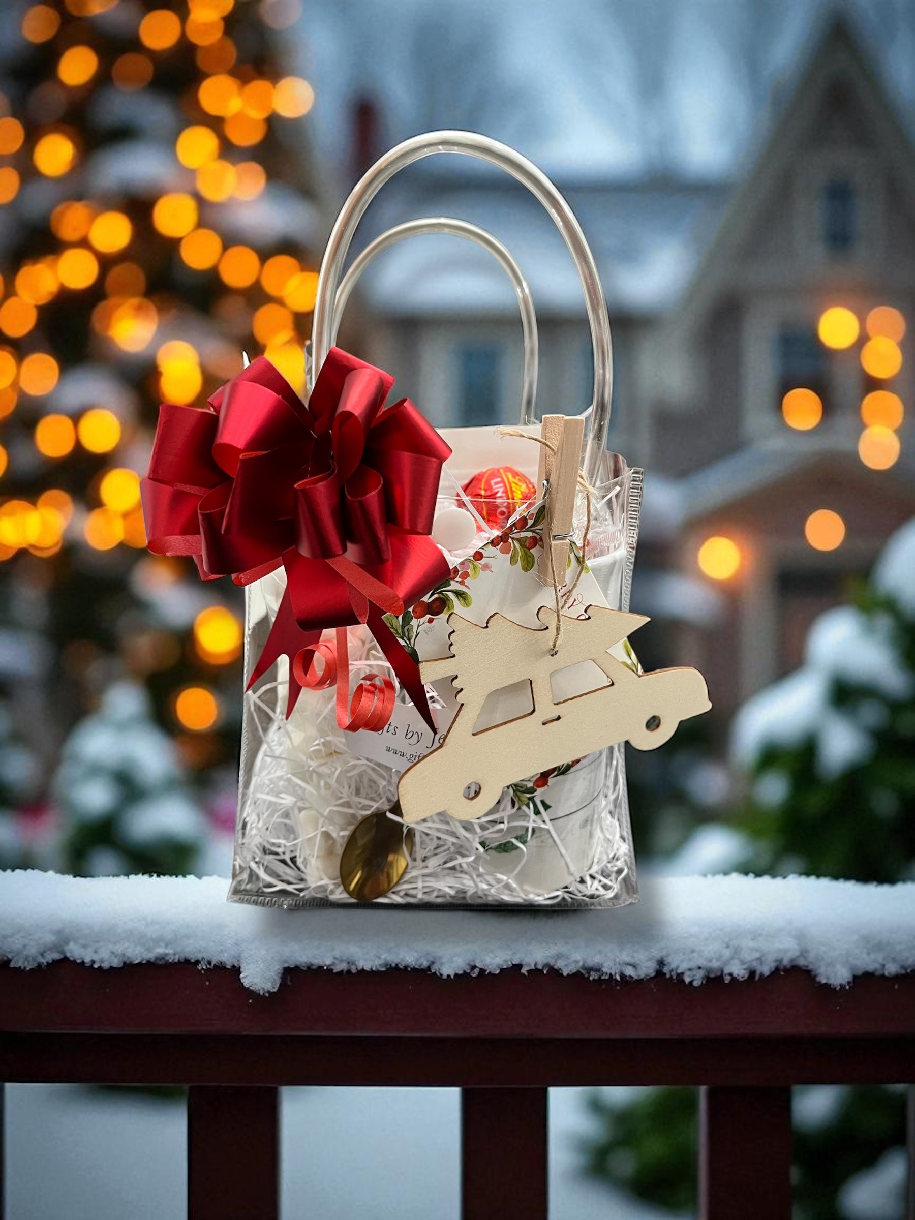 Holiday hug Christmas gift set made in Canada unique Christmas gift made in Windsor gift basket windsor Ontario Christmas gift baskets in windsor handmade gifts in windsor made in Canada 
