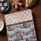 Recipes: Family Favorites, Fillable Book to Write Your Own Recipes - Pink Gingerbread House handmade in windsor Ontario 