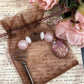 Gratitude Beads - gratitude is key pink