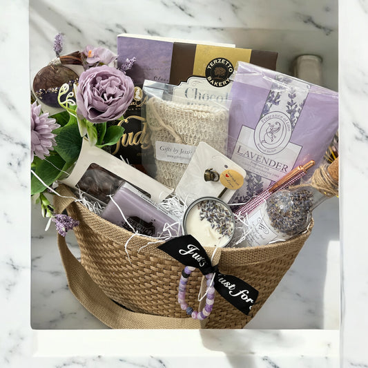 Gift basket just for you -lavender