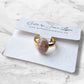 Handmade Ring - Lavender & Gold (oval)