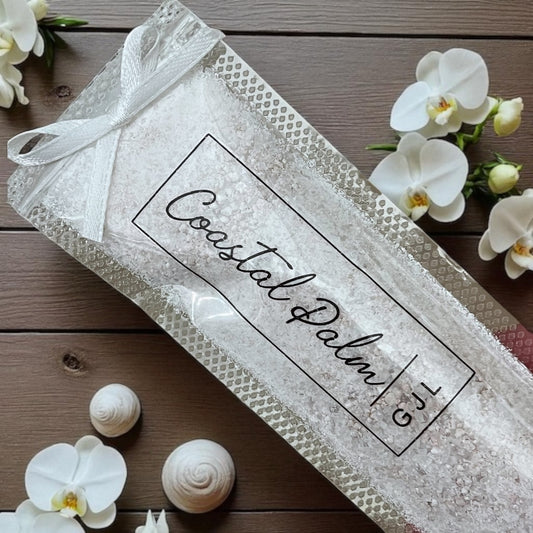 Bath Salt & Foot Soak - Coastal Palm - Coastal Linen - Single Use