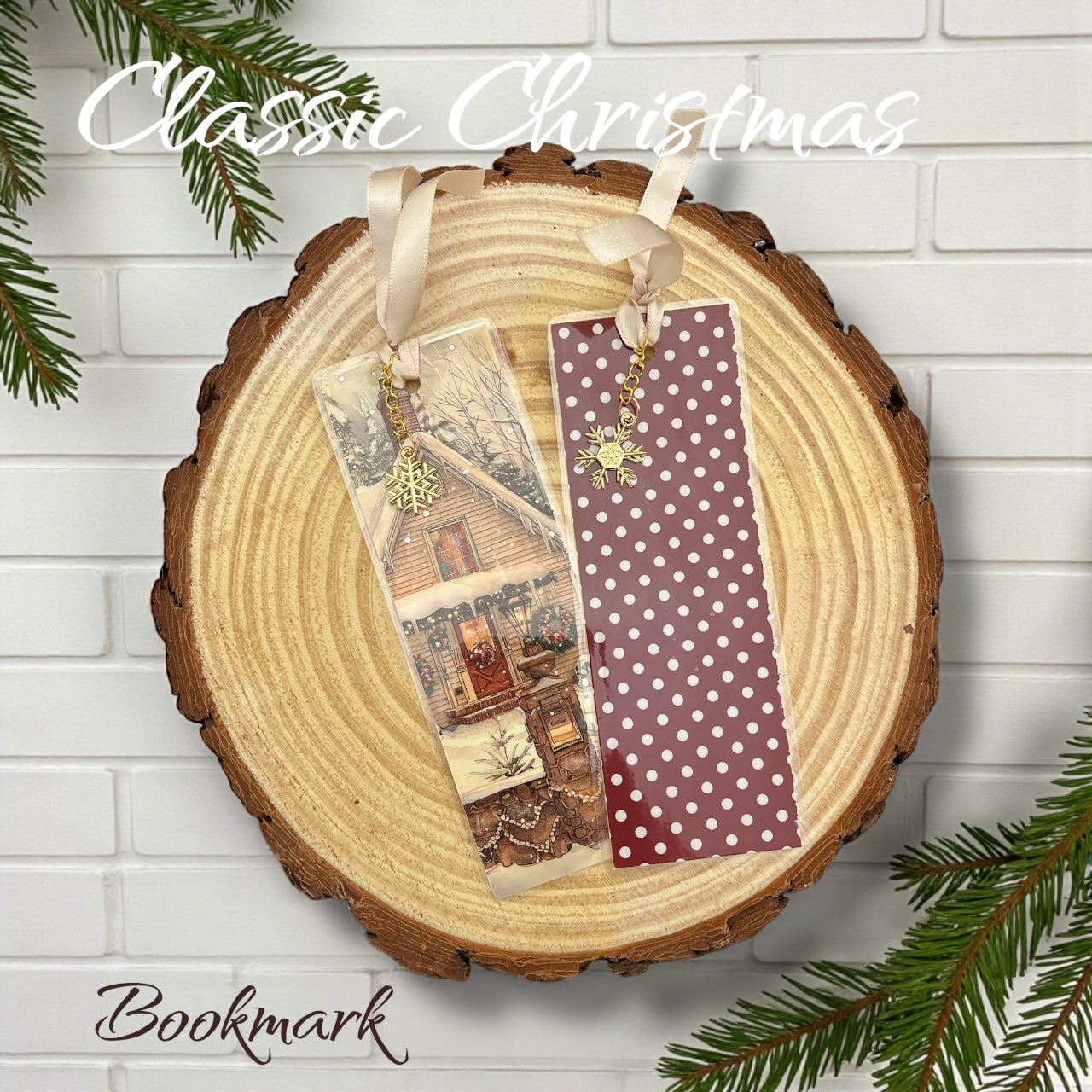 Bookmark- classic Christmas