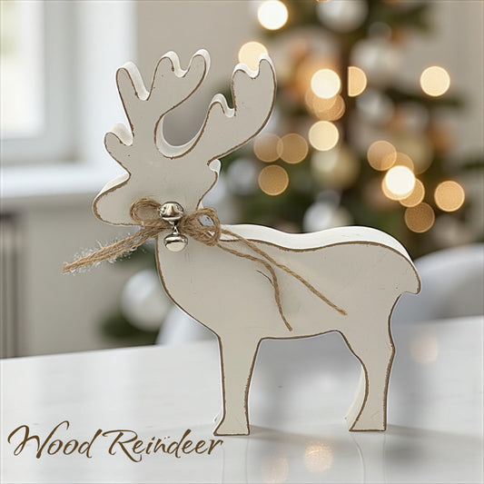 Wooden Reindeer Decoration
