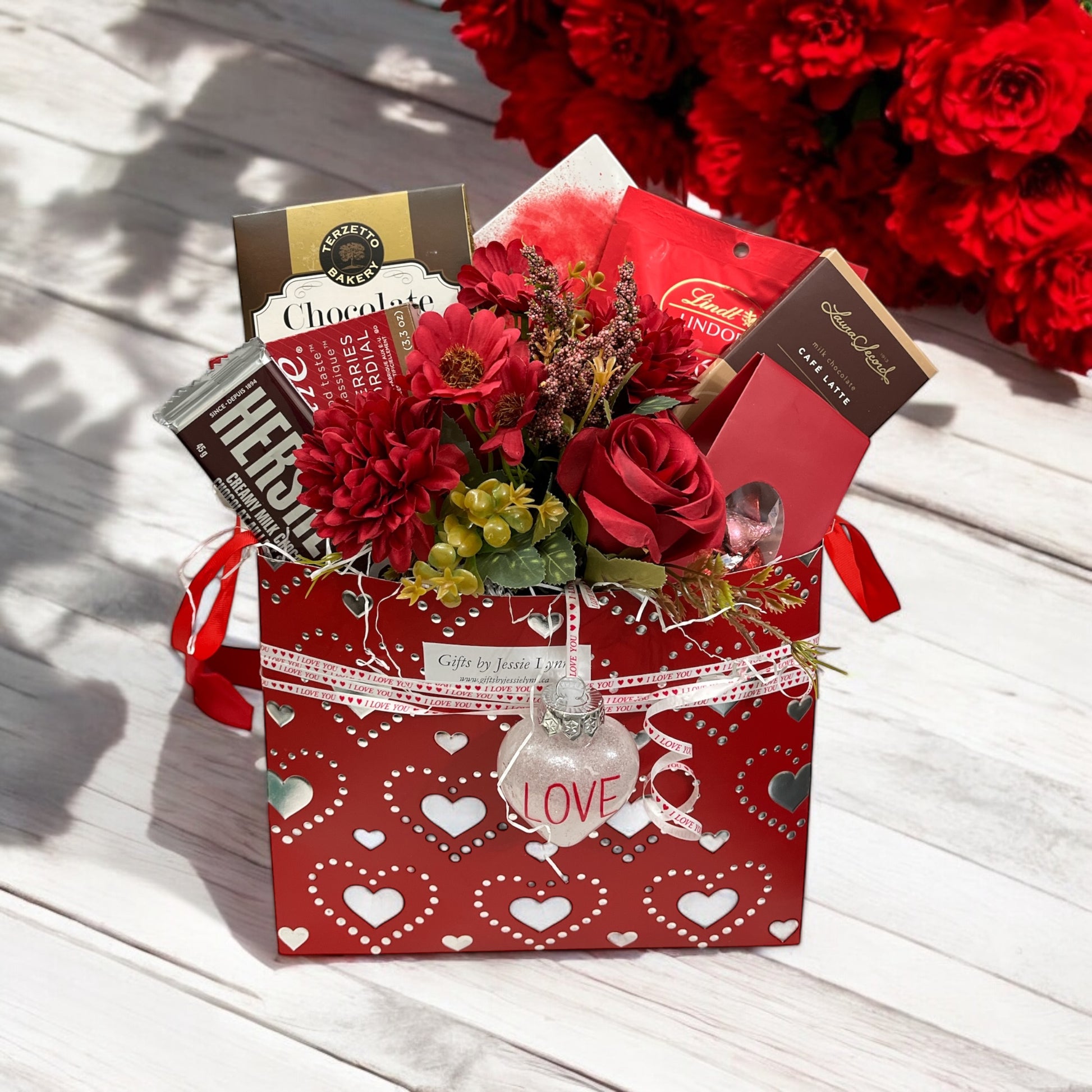 Valentine’s Day gift basket in Windsor Ontario 