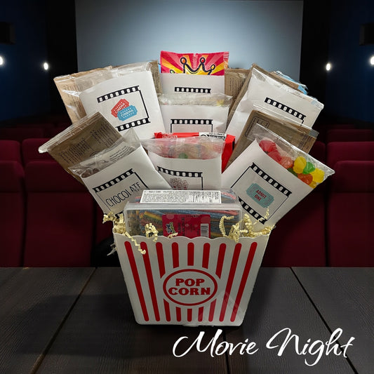 Movie Night Gift Basket