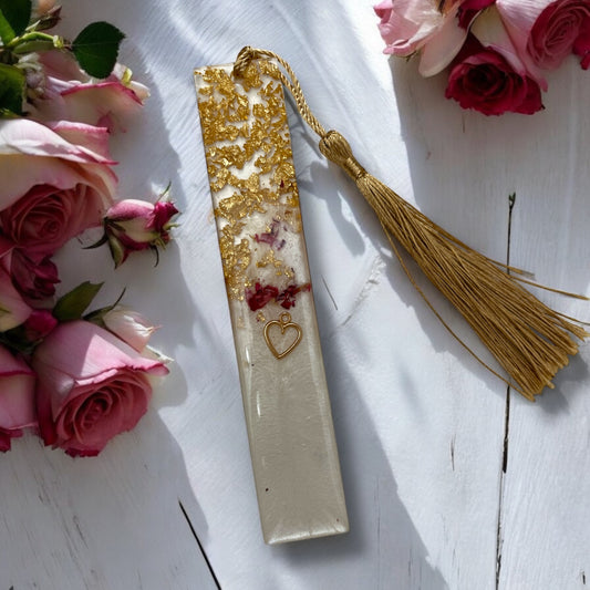 Handmade resin bookmark made in Canada unique gift