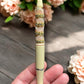 Handmade luxury pen in Canada| Handmade fancy pen made in Canada |Beaded Pens | Handmade Pen | Peach | Rhinestone | Silicone Beaded | Teacher Gift Idea | Cute Gift | Gift for Her | Mom | Colors in peach white gold and rose gold | retractable pen| gold plastic pen | black ink