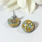 Handmade jewelry made in Canada handmade stud earrings handmade pendant necklace handmade ring resin jewelry unique jewelry unique gift one of a kind jewelry made in windsor Ontario 