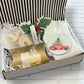 Christ gift basket - holiday joy - red truck