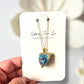 Druzy necklace pendant with chain made in Canada unique necklace gift