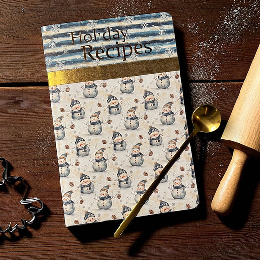 Recipes: Family Favorites, Fillable Book to Write Your Own Recipes - Pink Gingerbread House