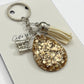 Keychain Handmade-Cafe Sparkle( follow your adventure)