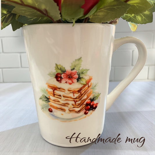 Snowman candle bouquet - snowy pine