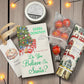 Holiday hug Christmas gift set made in Canada unique Christmas gift made in Windsor gift basket windsor Ontario Christmas gift baskets in windsor handmade gifts in windsor made in Canada book lover Christmas gift book lover Christmas gift