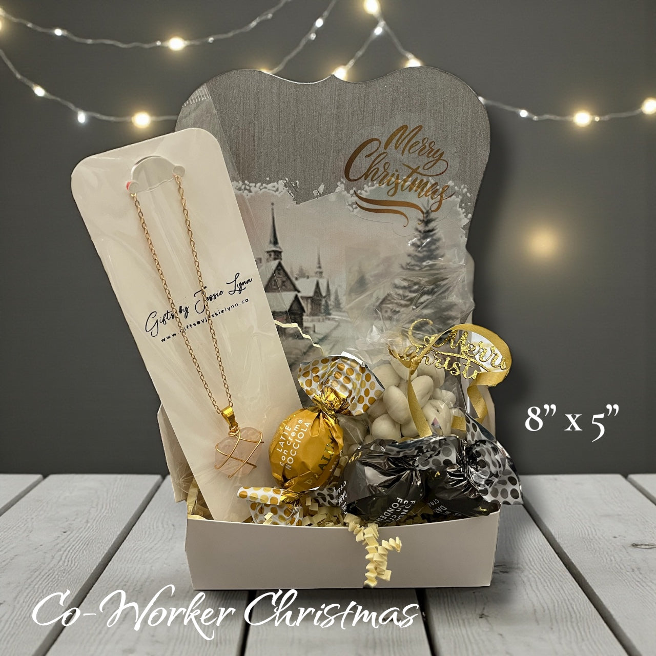 Co-worker/secret santa gift- pink Christmas