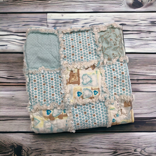 Rag Baby Blanket- Absolute Baby