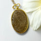 Druzy Gemstone Necklace - golden mocha